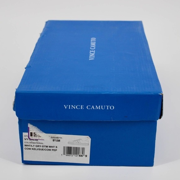 VINCE Camuto Salim Court Sneaker Men’s Size 8.5 in White NEW - Picture 10 of 10
